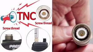 HYS 27Mhz TNC Antenna, Telescopic/Rod 9-Inch to 51-inch HT CB Antenna for President Randy FCC/Randy II FCC Handheld CB Portable Radio