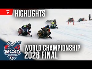63rd World Championship Snowmobile Derby Final at Eagle River 1/18/26 | Highlights