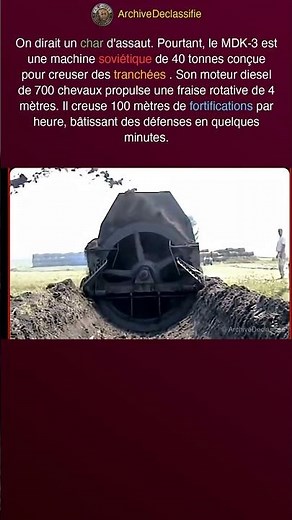 MDK-3 : L'excavatrice de tranchées soviétique