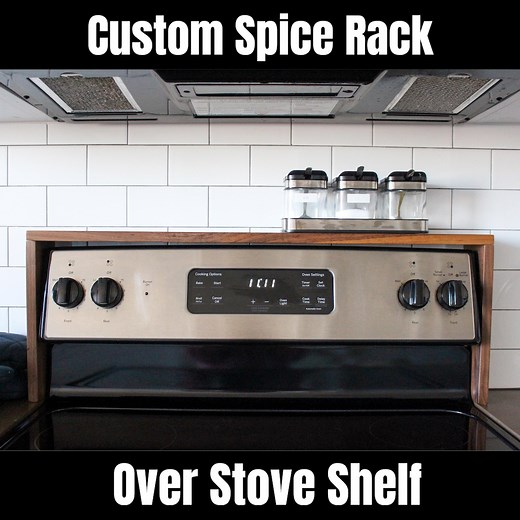 Walnut Spice Rack Stove Shelf Kitchen Storage Counter Organizer Wooden Shelf Above Stove Storage Spice Holder Kitchen Rack Adjustable Size - Etsy