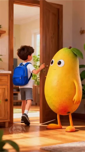 Funny fruits celebrate party in the boy room #FunnyCartoon #AIAnimation #FruitPartyFun #AnimationComedy #FYP