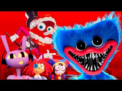 The Amazing Digital Circus Characters Play Poppy Playtime