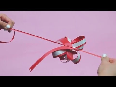 テープカット ハサミ用リボンの作り方 ネットで宅配 コーエイレンタルショップ