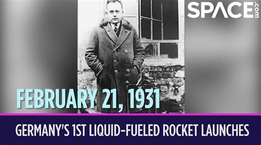 OTD in space - February 21: Germany's 1st liquid-fuel rocket (barely) launches