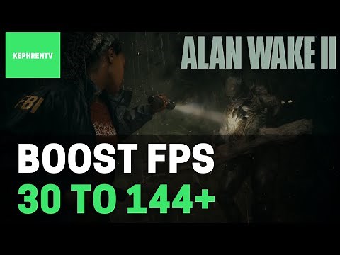 BEST PC Settings for Alan Wake 2! (Maximize FPS & Visibility)