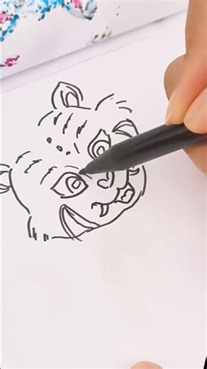 Draw Another Derpy Tiger #draw #howtodraw #kpopdemonhunters