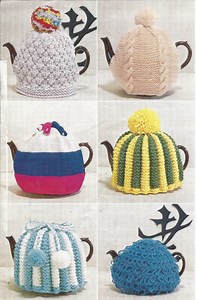 Six Tea Cosy Vintage Knitting Pattern 529 - Etsy UK