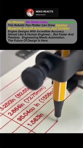 This Robot Draws Perfect Blueprints… Every Single Time 🤯