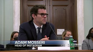 INSTAGRAM CHIEF GRILLED: The head of Instagram, Adam Mosseri, appeared before Congress for the first time to defend the social media app during a hearing about the potential dangers for young users. Rachel Scott has details. https://abcn.ws/3lJOc5S | ABC World News Tonight with David Muir
