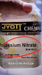 22K views · 494 reactions | Burning of sugar in the presence of potassium nitrate  #stali #sugar #oxygen #reaction #chemical #chemicals #students #Danger #exploremore #facebookreelsviral #viralvideochallenge #explorepage #explore #trendingreel #trendingvideo #knowledge #educational #trendingreelsvideo #Blast #follow | S T Ali | Facebook