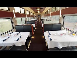 Amtrak Silver Meteor Cafe Car and Sleeper Car Interiors