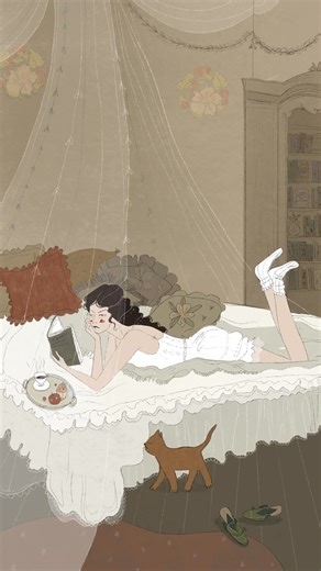 A lovely day - who wouldn't want to spend the afternoon cozied up in a sacred space? Love the imaginative animations and poetic narratives of @tanyatkah. #beautifulbizarre #contemporaryart #cozyday #animation #illustration #surrealart #artcollectors #artmagazine #artinspo #art | Beautiful Bizarre Magazine