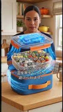 保育園のお弁当 保冷剤の入れ方で菌100倍 #shorts #ライフハック #保育園 #お弁当 #保冷剤
