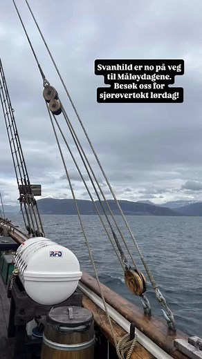 Svanhild på veg til Måløydagene. Sjørøvertokt lørdag 28.06! ⚓️🪢 | Svanhild
