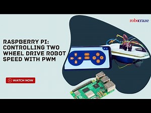 Raspberry PI: Controlling two wheel drive robot Speed with PWM
