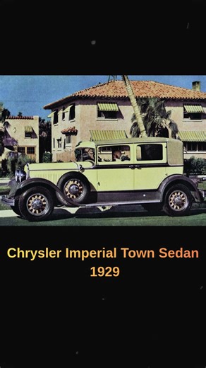 Chrysler Imperial Town Sedan 1929 #RoaringTwenties #ChryslerImperial #LuxuryCar #Classic #Automotive