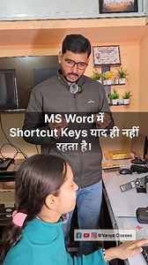 2.2M views · 23K reactions | In this MS Word tutorial reel it is taught that how can we get all keyboard shortcut of MS Word #msword #MSWORDtutorial #MSWordTips #mswordtipsandtricks #mswordtricks #techtips #technology #education #computereducation #vanyaclasses #reelsfb #reelsinstagram | Vanya Classes | Facebook