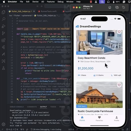 FlexZ • Flutter Developer, Mobile Developer, iOS & Android Dev on Instagram: "🚀 Flutter Real Estate App (iOS & Android) Looking for the source code? 👉 Follow @codewithflexz and drop an “𝗙” in the comments — I’ll send you the link right away! 😄 💬 Share your thoughts below — I love hearing your feedback! Your support keeps me building more Flutter apps & tutorials — thank you so much! 🙌✨ Follow 👉 @codewithflexz for more Flutter projects, codi