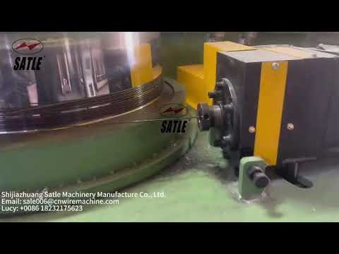 Straight line wire drawing production line for binding wire