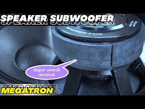 Fix.. Speaker Monster MEGATRON Betavo 3 Magnet Betavo 18 Coil 6inch | Unboxing