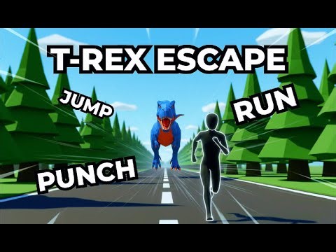 T-REX ESCAPE 🦖 | Immersive Interactive Warm Up