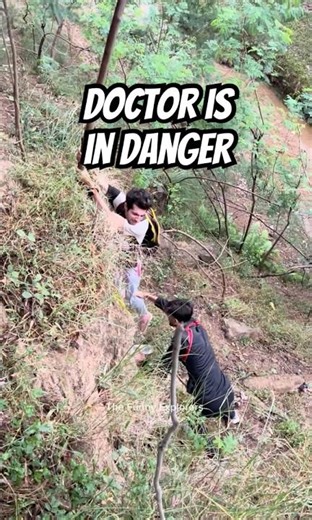 The Doctor is in danger ⚠️ 🧗| The Funny Explorers Explores #discovery #explore #fypシ #viral #reels