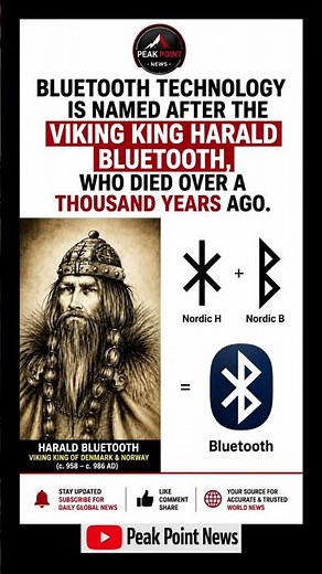 Why Is Bluetooth Called Bluetooth? The Surprising Viking Story🤯