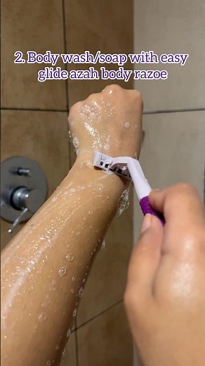 How to Shave Your Body Properly 🪒| #youtubeshorts #bodyrazor #bodyshave #shaving