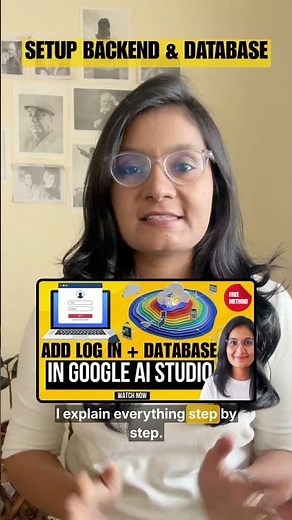 Built a FULL Backend with Google AI Studio & Supabase