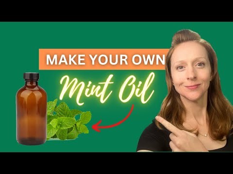I Made My Own Infused Oil with Mint