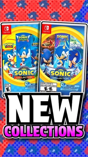 The New Sonic Collections Are Hilarious #sonic #sonicthehedgehog #sonicgames