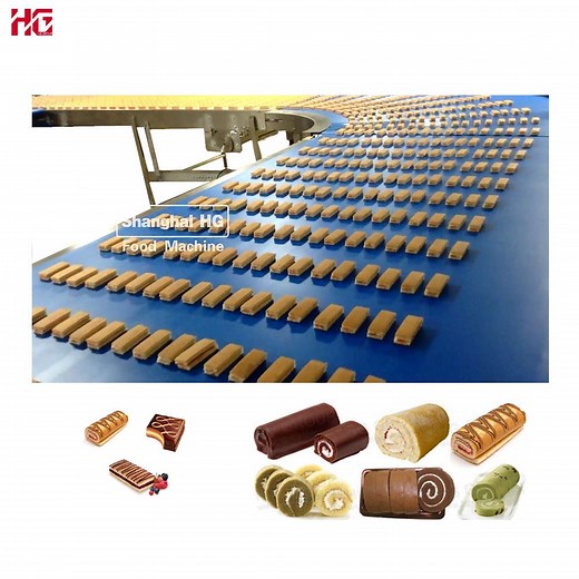 [Hot Item] Bakery Machinery Fully Automatic Swiss Roll Layer Cake Production Line