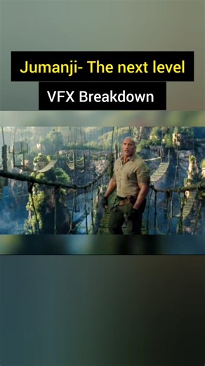 VFX Discovery | This Jumanji: The Next Level scene looks insane But it wasn't shot in a real jungle or sky. Actors performed on wire rigs and controlled... | Instagram