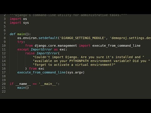Django Settings Module - Different Structure