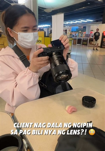 Nagulat ako nag labas ng ngipin si maam sa bag nya... #camerastore #sony #macrolens #sold #DoneDeal