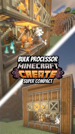 Bulk Processor Minecraft Create Mod #minecraft #createmod