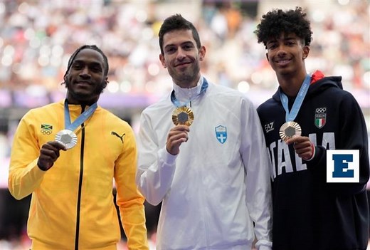 Ολυμπιακοί Αγώνες 2024:  Η απονομή του χρυσού στον Μίλτο Τεντόγλου