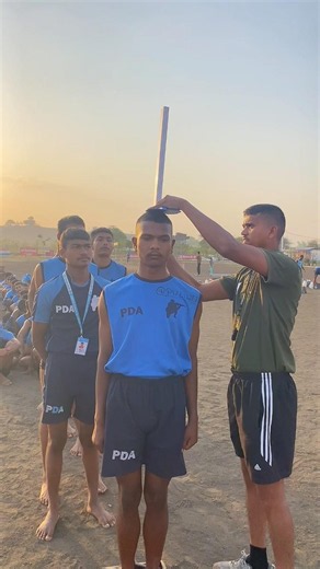 Hight measurement 🇮🇳🫡 #motivation #army #agniveerfinalresult