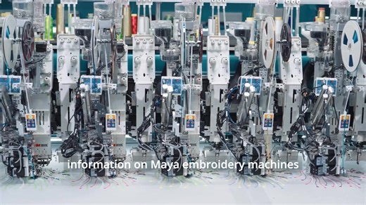 61 reactions | MAYA Embroidery Machine is shaping the future of smart...