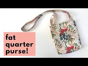 Make this cute small tote from just 2 FAT QUARTERS!
