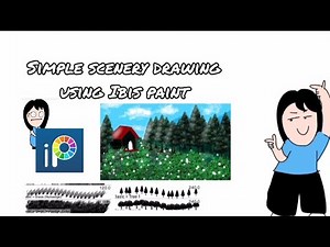 Easy scenery using Ibis paint || Digital art