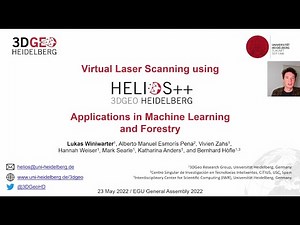 Virtual Laser Scanning using HELIOS++ - Applications in Machine Learning and Forestry