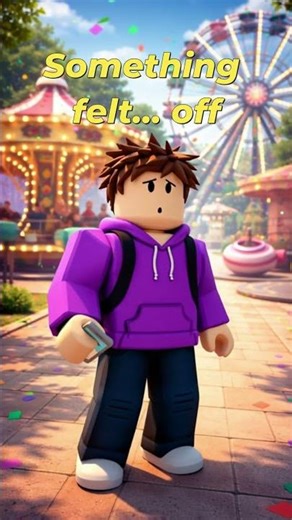 He Went to the Amusement Park… Something Was Very Wrong 🎢😨 | #roblox #robloxedit #robloxshorts