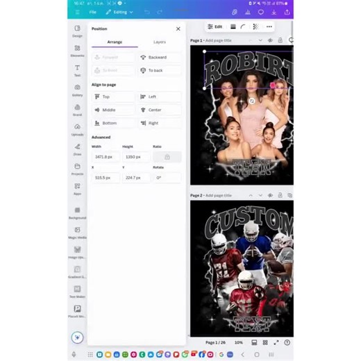 Retro 90s Bootleg Rap Tee | Editable Canva T-shirt Template L DIY Custom Design - Etsy