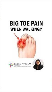 Why does my big toe hurt while walking? It could be toe arthritis | Hallux Rigidus #arthritis #toe