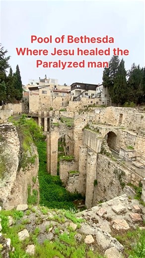 Pool of Bethesda Today! Where Jesus Healed the Paralyzed Man who suffered for 38 years. Ancient Jerusalem | Visit Israel From Your Home