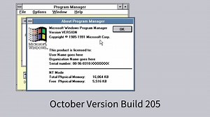 Windows测试版系统第137期：安装Windows NT 3.1 1991年10月版 build 205