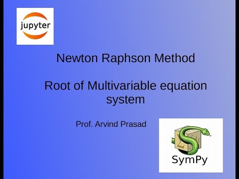 Newton Raphson Method, Multi Variable