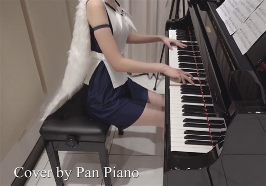【1080P/音乐MV】PAN-PIANO：COS·幽灵公主~主题曲（钢琴）