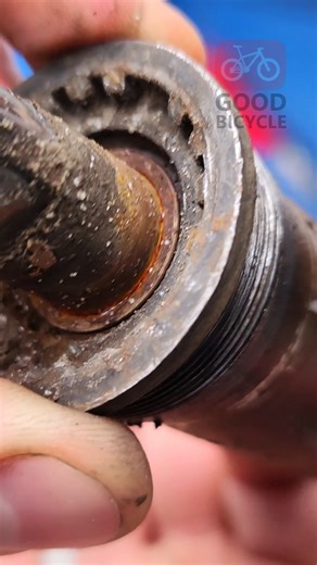 @good.bicycle.service on Instagram: "Why does the bike bottom bracket crunch? A bottom bracket often crunches because dirt or moisture has gotten inside, or the bearings are worn and starting to break down. Cleaning, re-greasing, or replacing the bearings usually solves the problem. #bicyclebottombracket #bikecreak #bottombracket"